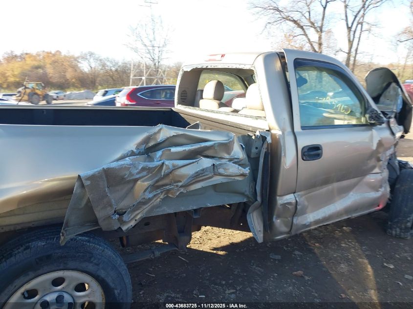 2005 GMC Sierra 1500 Work Truck VIN: 1GTEC14X05Z189374 Lot: 43683725
