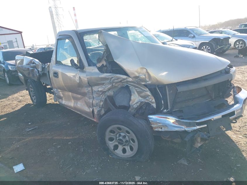 2005 GMC Sierra 1500 Work Truck VIN: 1GTEC14X05Z189374 Lot: 43683725