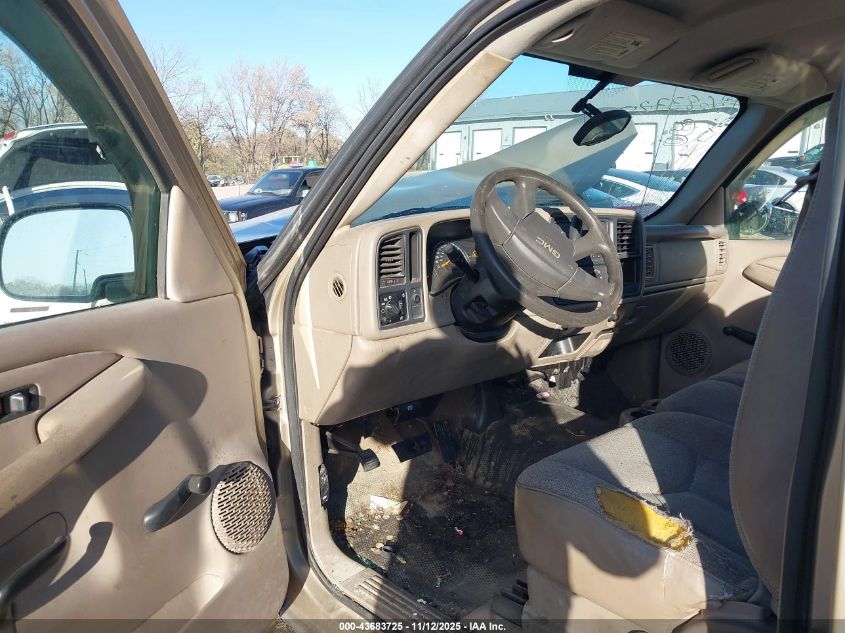 2005 GMC Sierra 1500 Work Truck VIN: 1GTEC14X05Z189374 Lot: 43683725