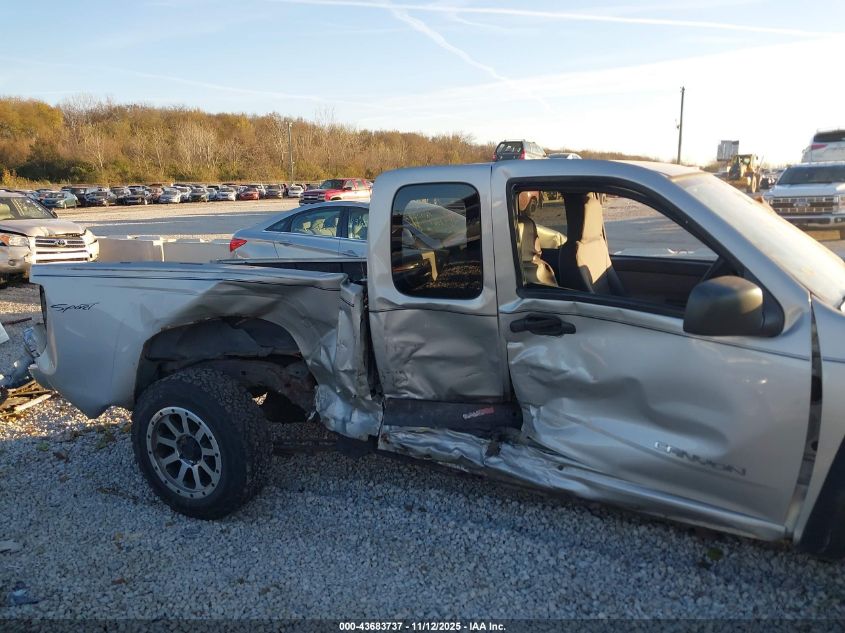 2005 GMC Canyon Sl/Sle VIN: 1GTCS196158262008 Lot: 43683737