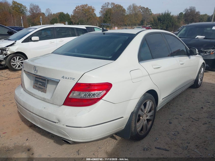 WDDGF81X18F107922 2008 MERCEDES-BENZ C-KLASSE photo no. 4