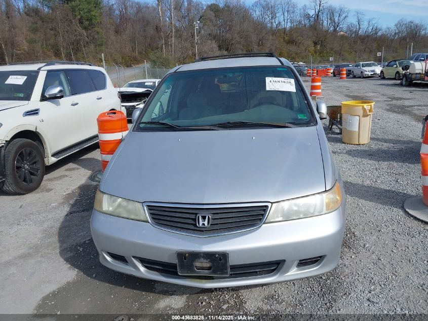 2001 Honda Odyssey Ex VIN: 2HKRL18611H601564 Lot: 43683828