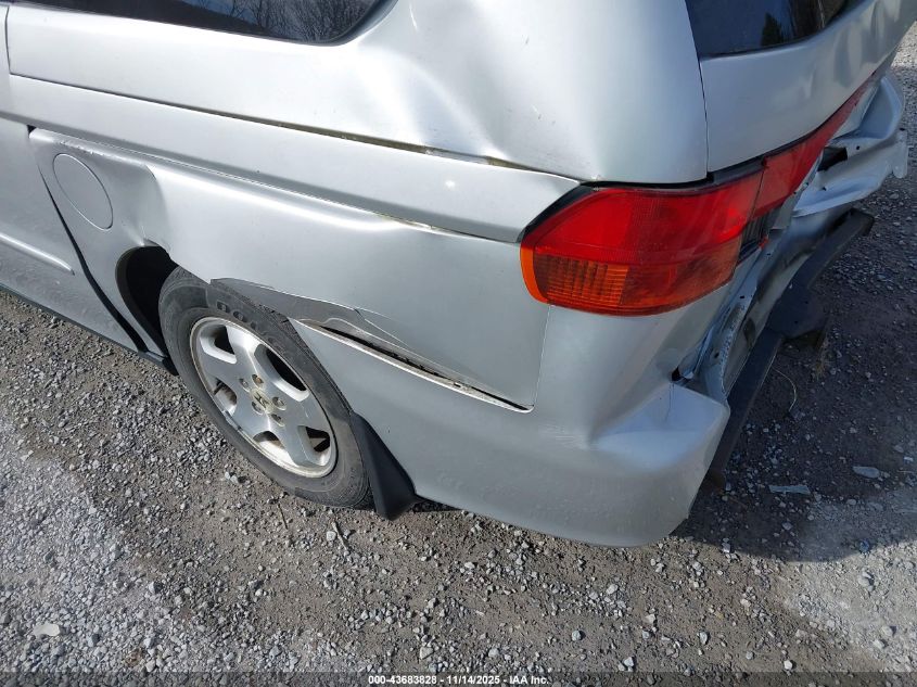 2001 Honda Odyssey Ex VIN: 2HKRL18611H601564 Lot: 43683828