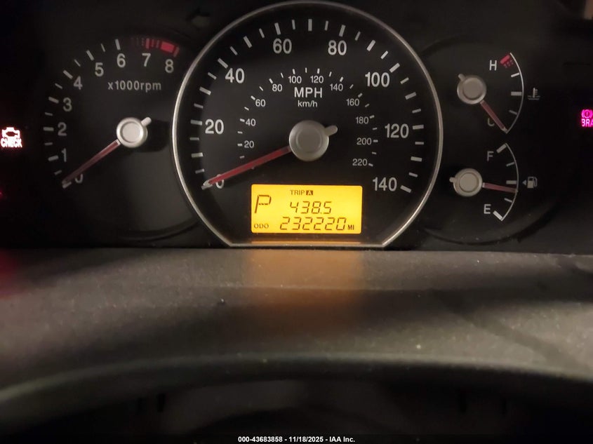 2008 Kia Rondo Lx VIN: KNAFG525787174420 Lot: 43683858