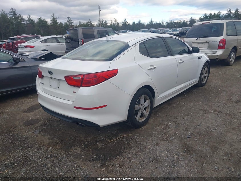 KNAGM4A70E5519465 2014 KIA OPTIMA photo no. 4