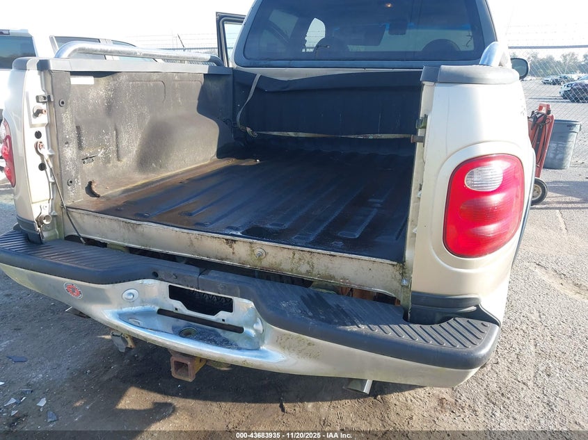 2001 Ford F-150 King Ranch Edition/Lariat/Xlt VIN: 1FTRW08L11KD59822 Lot: 43683935