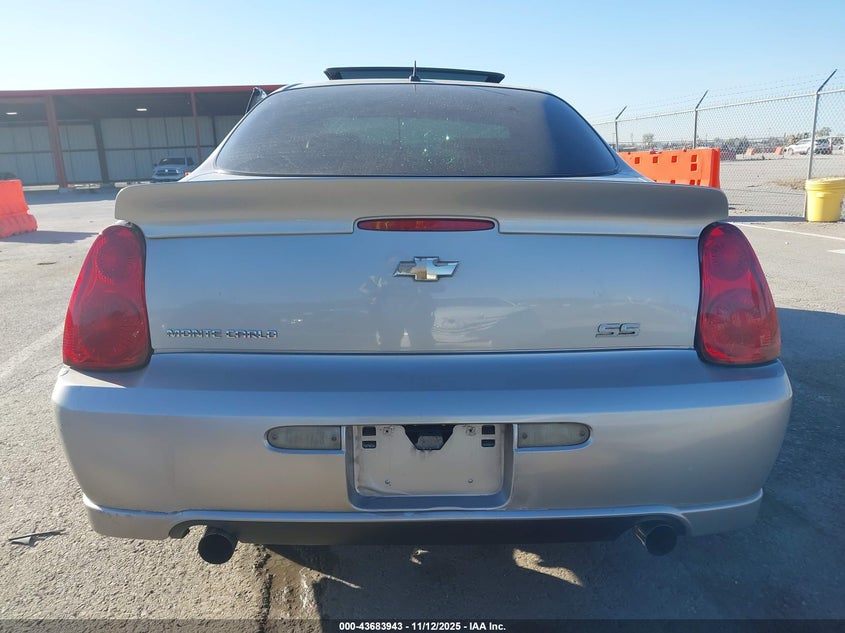 2007 Chevrolet Monte Carlo Ss VIN: 2G1WL15C379358244 Lot: 43683943