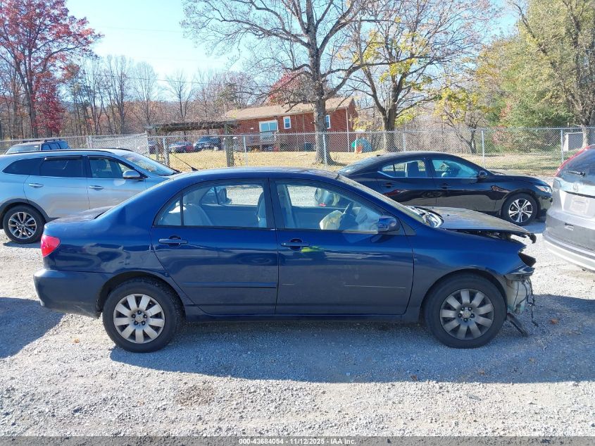 2003 Toyota Corolla Le VIN: 2T1BR32E83C041138 Lot: 43684054