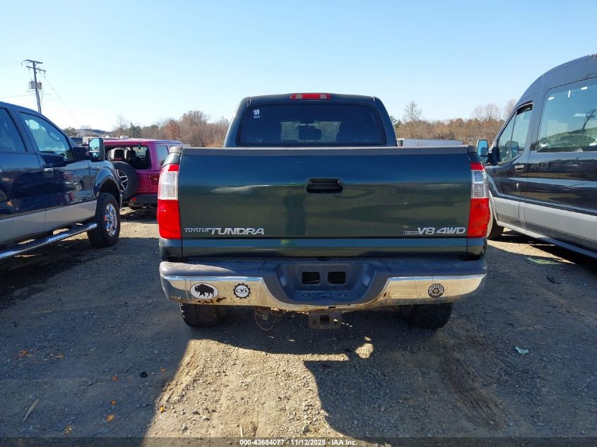 2006 Toyota Tundra Sr5 V8 VIN: 5TBDT44116S515686 Lot: 43684077