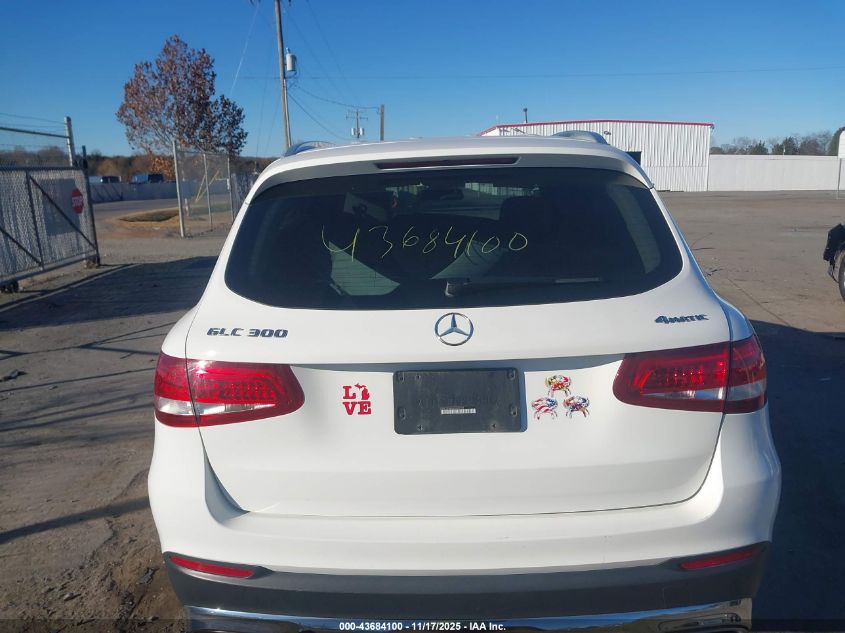 2018 Mercedes-Benz Glc 300 4Matic VIN: WDC0G4KB8JV034784 Lot: 43684100