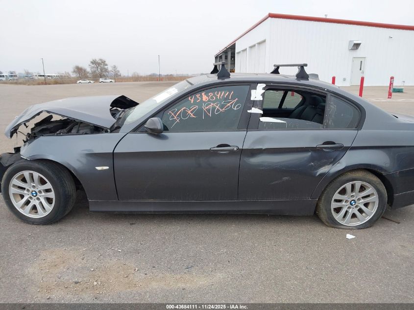 2006 BMW 325I VIN: WBAVB17576NK39044 Lot: 43684111