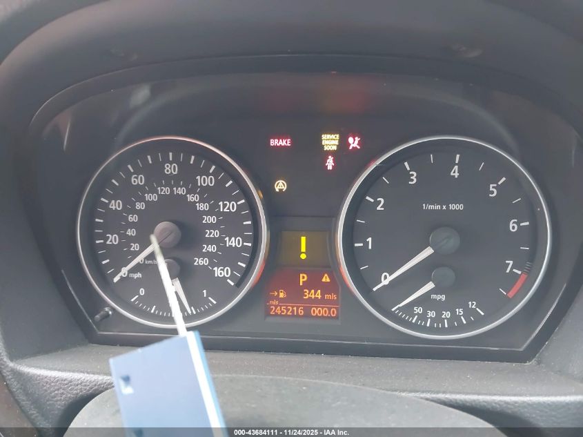 2006 BMW 325I VIN: WBAVB17576NK39044 Lot: 43684111