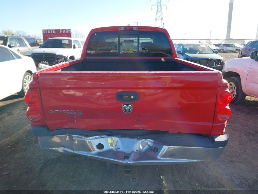 2007 Dodge Dakota St VIN: 1D7HW28KX7S269856 Lot: 43684151