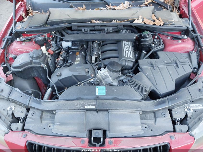 2008 BMW 328I VIN: WBAVA375X8NL51953 Lot: 43684215