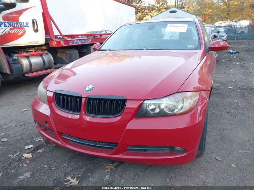 2008 BMW 328I VIN: WBAVA375X8NL51953 Lot: 43684215