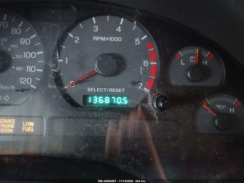 1999 Ford Mustang VIN: 1FAFP4047XF123453 Lot: 43684267