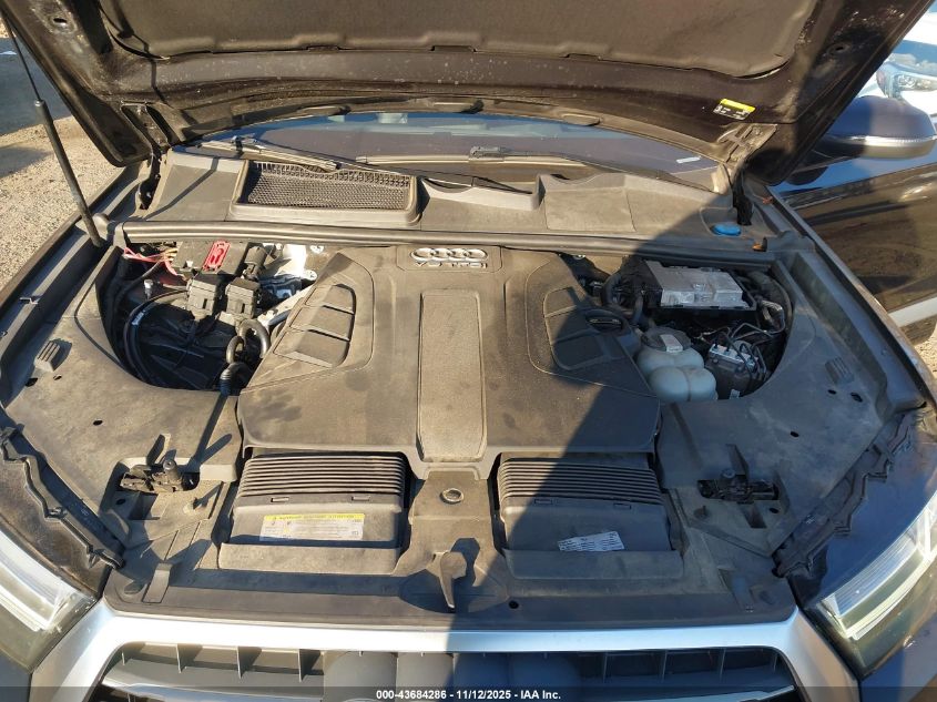 2018 Audi Q7 3.0T Premium VIN: WA1VAAF73JD013472 Lot: 43684286