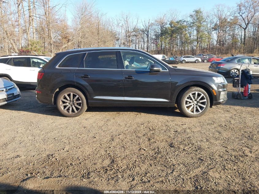 2018 Audi Q7 3.0T Premium VIN: WA1VAAF73JD013472 Lot: 43684286