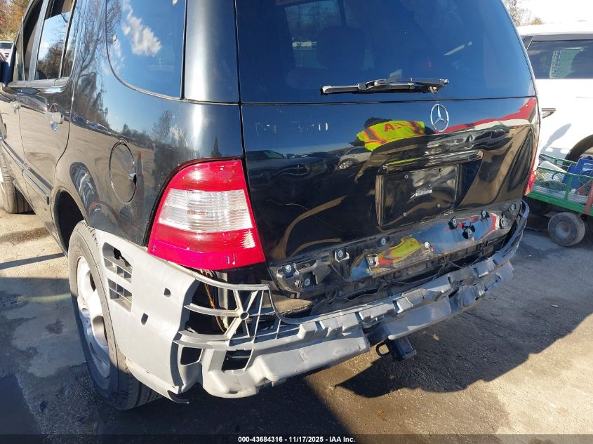 2003 Mercedes-Benz Ml 320 VIN: 4JGAB54E33A375537 Lot: 43684316