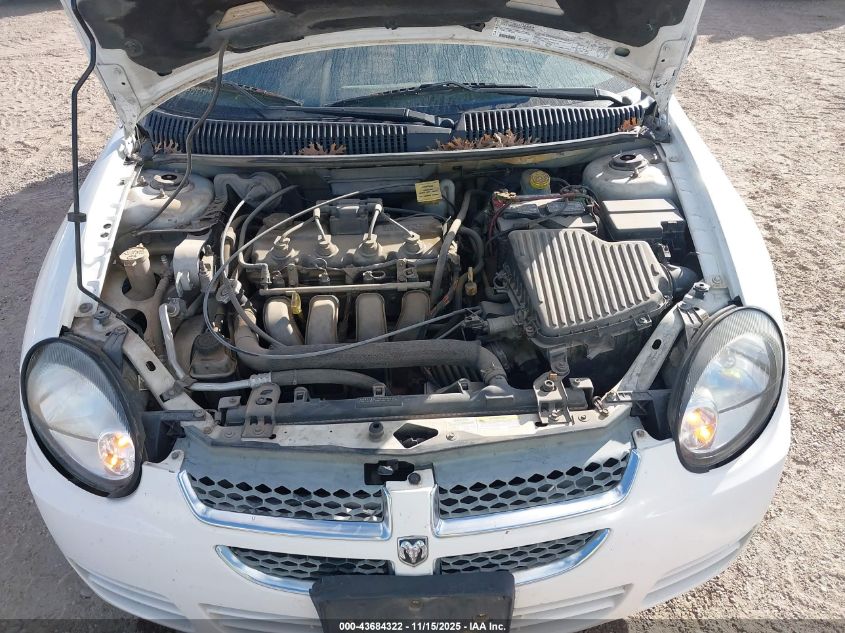 2005 Dodge Neon Sxt VIN: 1B3ES56C65D166541 Lot: 43684322