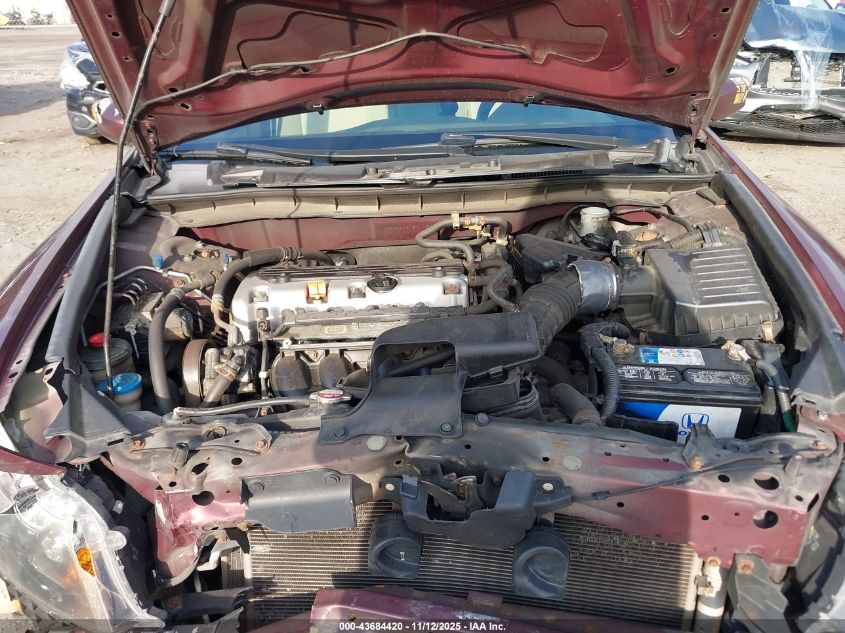 2008 Honda Accord 2.4 Lx VIN: 1HGCP26318A145786 Lot: 43684420