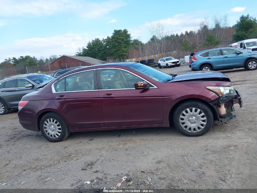2008 Honda Accord 2.4 Lx VIN: 1HGCP26318A145786 Lot: 43684420