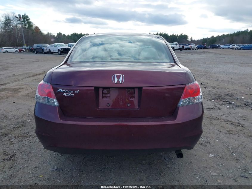 2008 Honda Accord 2.4 Lx VIN: 1HGCP26318A145786 Lot: 43684420