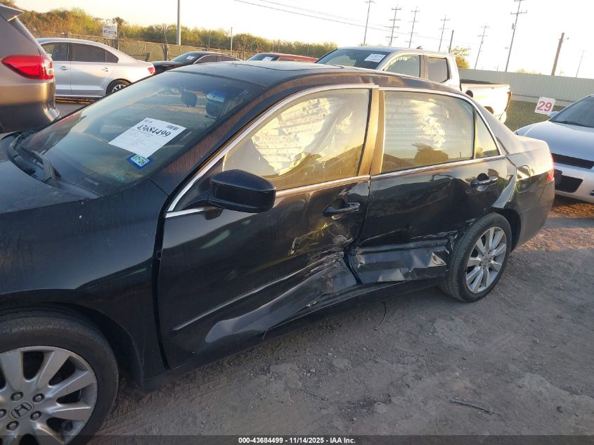 2007 Honda Accord 3.0 Ex VIN: 1HGCM66587A079057 Lot: 43684499