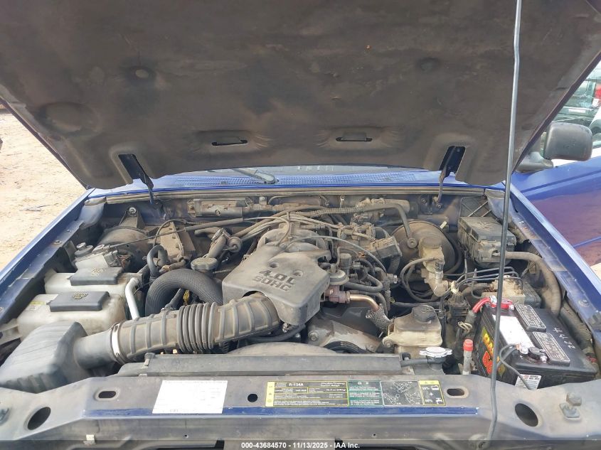 2004 Ford Ranger Edge VIN: 1FTYR14E24PA81858 Lot: 43684570