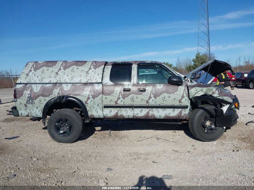 2000 Toyota Tundra Ltd V8 VIN: 5TBBT4813YS084143 Lot: 43684580