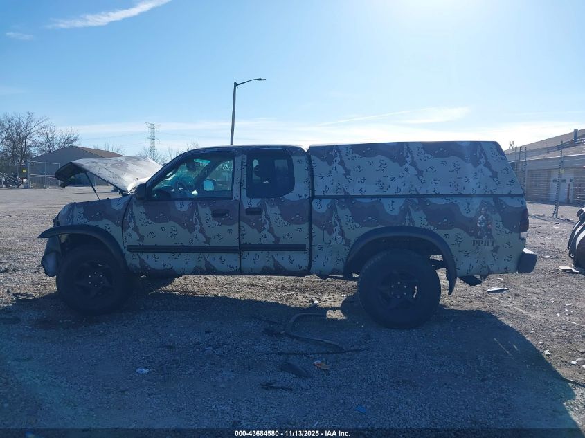 2000 Toyota Tundra Ltd V8 VIN: 5TBBT4813YS084143 Lot: 43684580