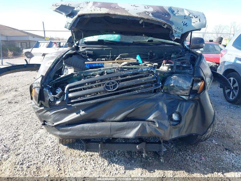 2000 Toyota Tundra Ltd V8 VIN: 5TBBT4813YS084143 Lot: 43684580