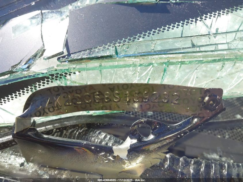 2008 Toyota Sienna Xle VIN: 5TDZK22C68S159232 Lot: 43684585