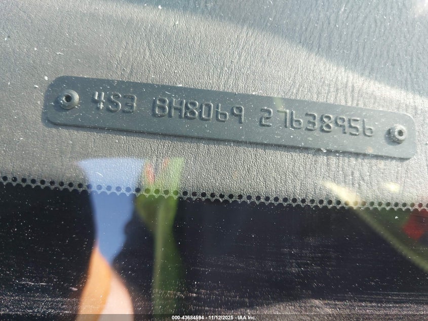 2002 Subaru Outback H6-3.0 L.l. Bean Edition VIN: 4S3BH806927638956 Lot: 43684594