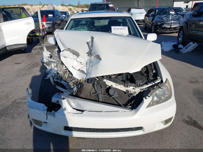 2005 Lexus Is 300 VIN: JTHBD192750099865 Lot: 43684611