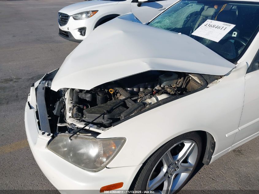 2005 Lexus Is 300 VIN: JTHBD192750099865 Lot: 43684611