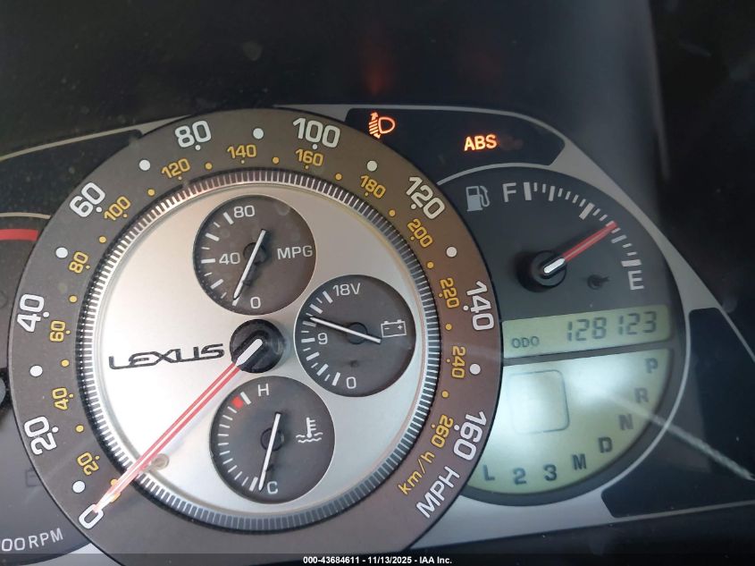 2005 Lexus Is 300 VIN: JTHBD192750099865 Lot: 43684611