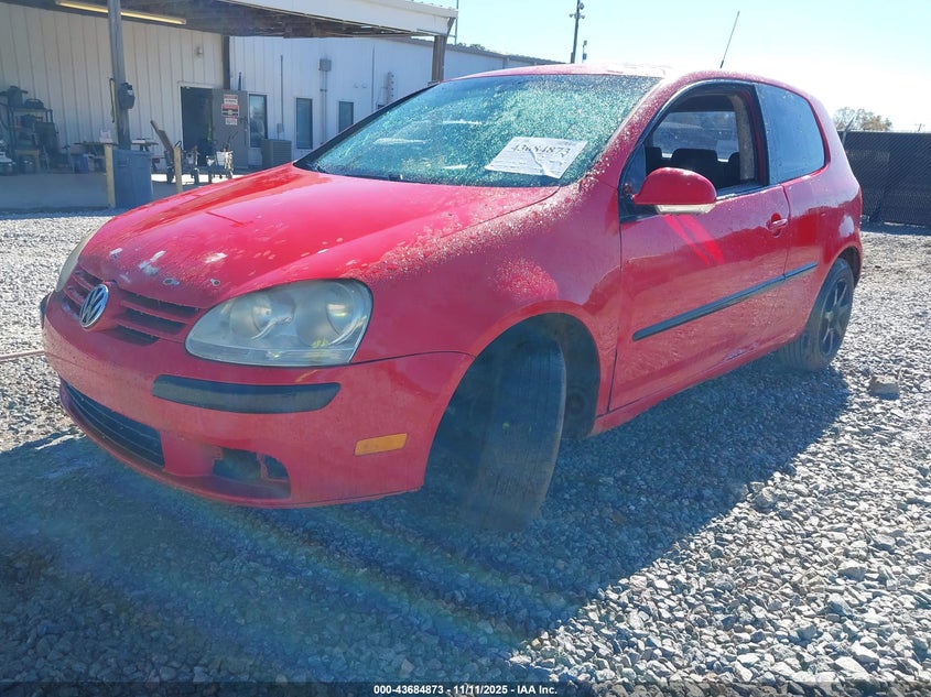 WVWAR71K77W224845 2007 VOLKSWAGEN GOLF photo no. 2