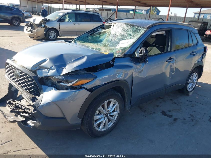 2022 Toyota Corolla Cross Le VIN: 7MUCAAAGXNV037109 Lot: 43684905