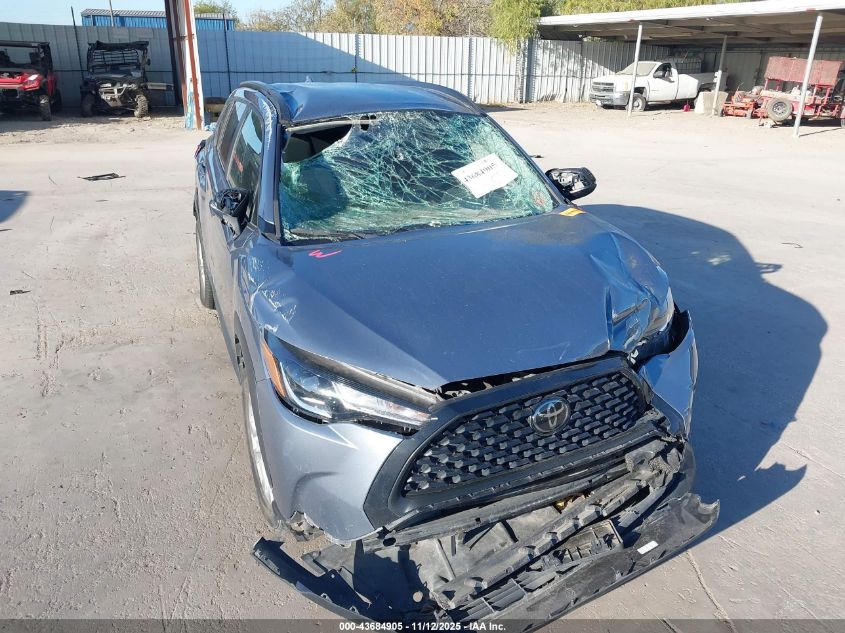 2022 Toyota Corolla Cross Le VIN: 7MUCAAAGXNV037109 Lot: 43684905