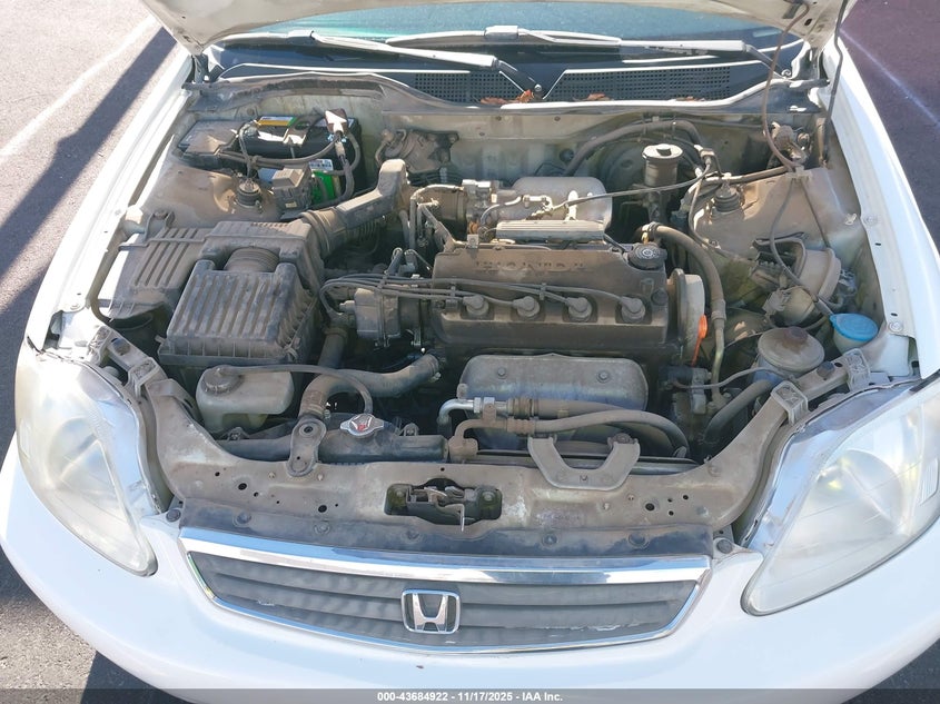 1999 Honda Civic Ex VIN: 2HGEJ8647XH523566 Lot: 43684922