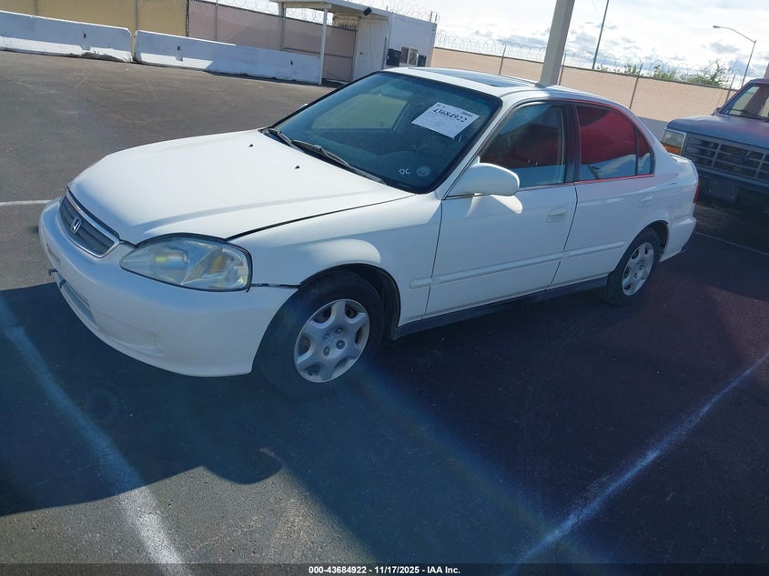 1999 Honda Civic Ex VIN: 2HGEJ8647XH523566 Lot: 43684922