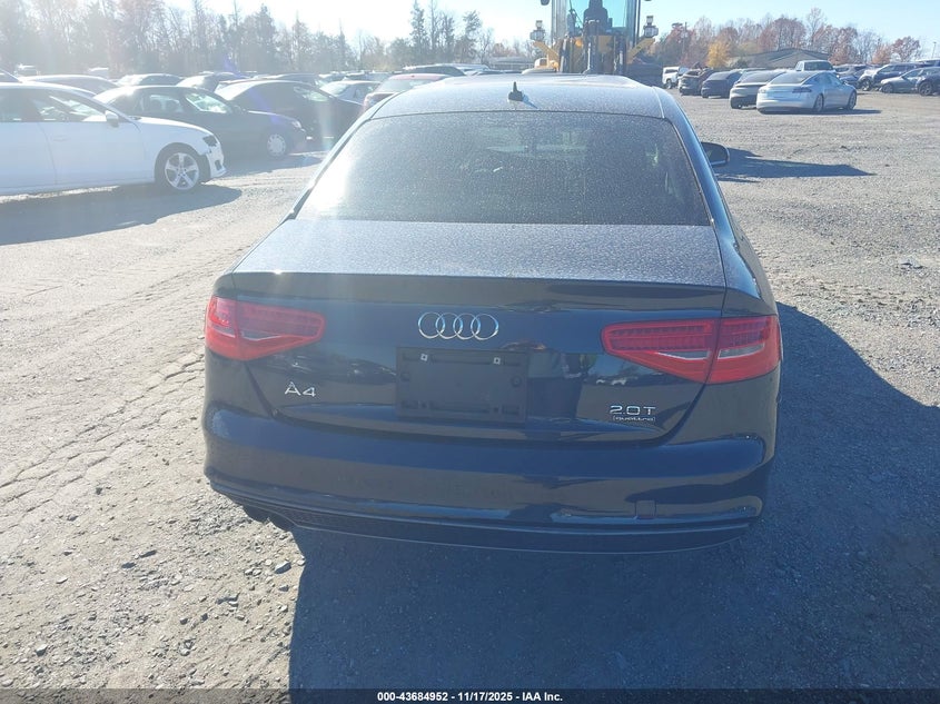 2015 Audi A4 2.0T Premium VIN: WAUBFAFL2FN030737 Lot: 43684952