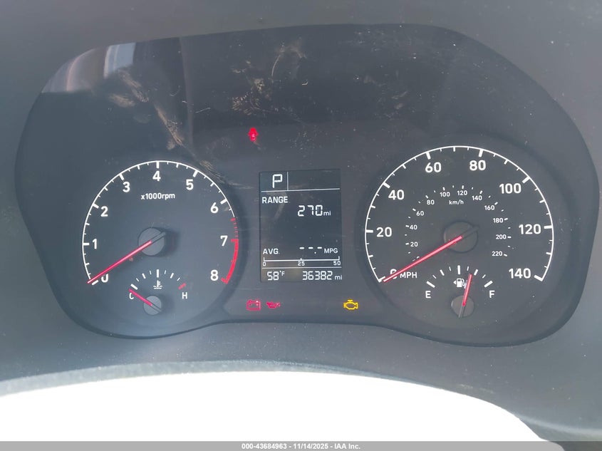 2020 Hyundai Accent Se VIN: 3KPC24A65LE092252 Lot: 43684963