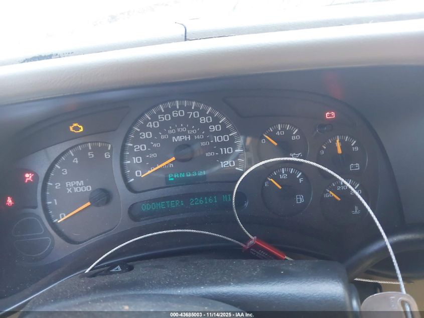 2003 Chevrolet Silverado 1500 Ls VIN: 2GCEC19T131265888 Lot: 43685003