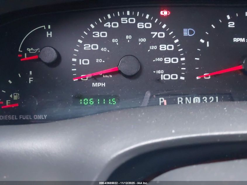 2003 Ford F-250 Lariat/Xl/Xlt VIN: 1FTNW21P53ED15900 Lot: 43685022