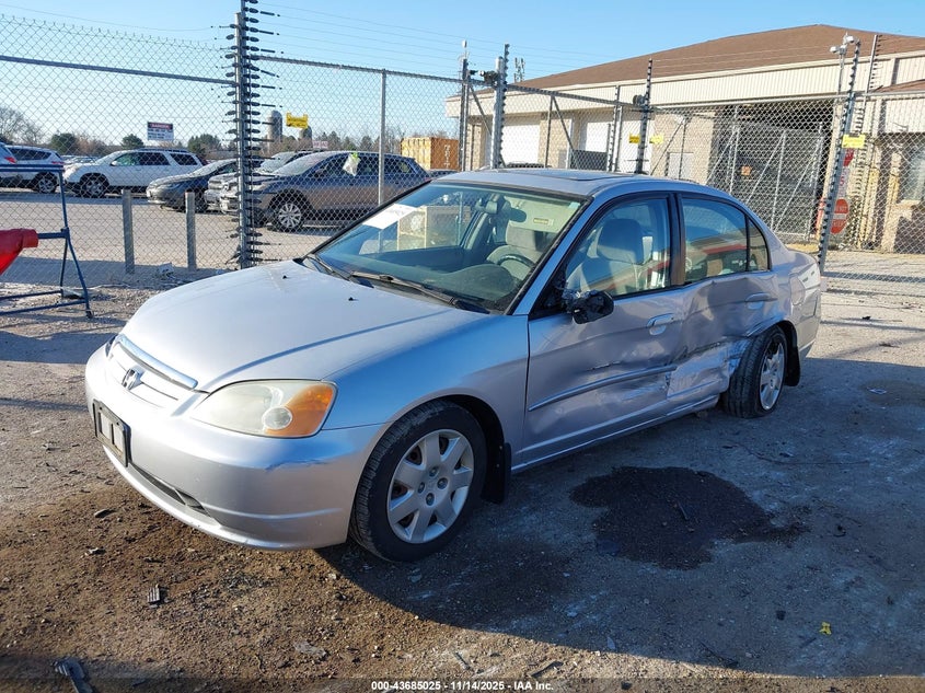 1HGES26732L074385 2002 HONDA CIVIC photo no. 2