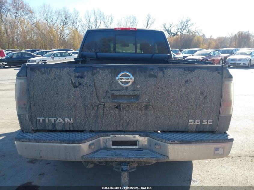 2007 Nissan Titan Se VIN: 1N6BA06A07N224319 Lot: 43685051