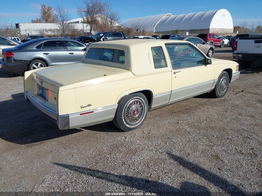 1G6CD1157K4249430 1989 CADILLAC DE VILLE photo no. 4