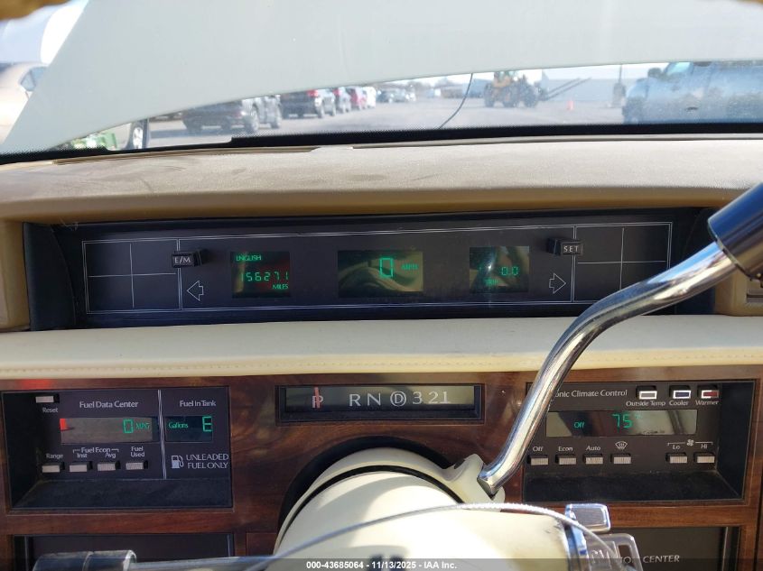 1989 Cadillac Deville VIN: 1G6CD1157K4249430 Lot: 43685064